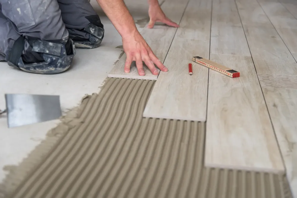 Pose de carrelage près de Chapet